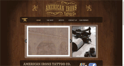 Desktop Screenshot of americanirons.com